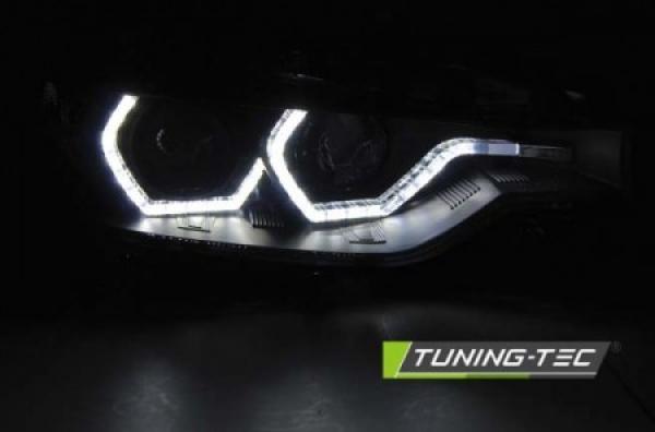 Xenon Scheinwerfer DRL LED Tagfahrlicht passend für BMW 3er F30 F31  11-15 Schwarz AFS