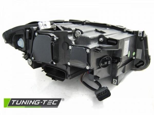 Xenon Scheinwerfer DRL LED Tagfahrlicht passend für BMW 5er F10 F11 Bj. 10-13 Schwarz