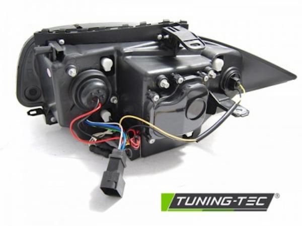 CCFL Angel Eyes Scheinwerfer passend für BMW 1er E81, E82, E87, E88 04-11 schwarz