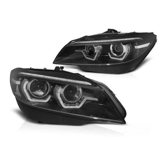 Xenon Scheinwerfer DRL LED Tagfahrlicht passend für BMW Z4 E89 Bj. 09-13 Schwarz AFS