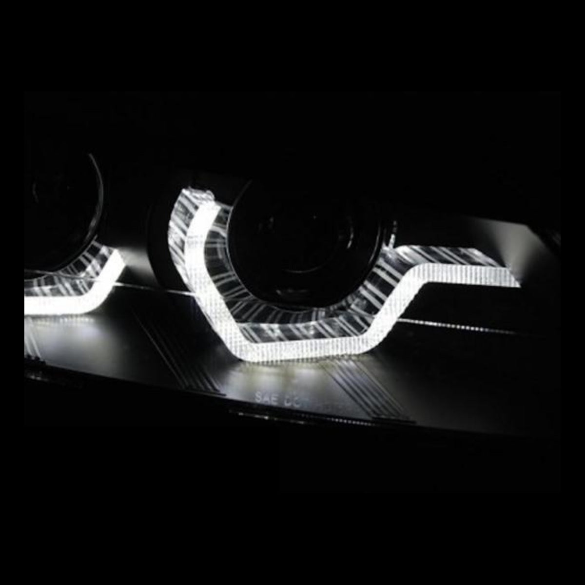 Phares xénon avec feux de jour LED DRL compatibles avec BMW Z4 E89, années 09-13, noirs, AFS