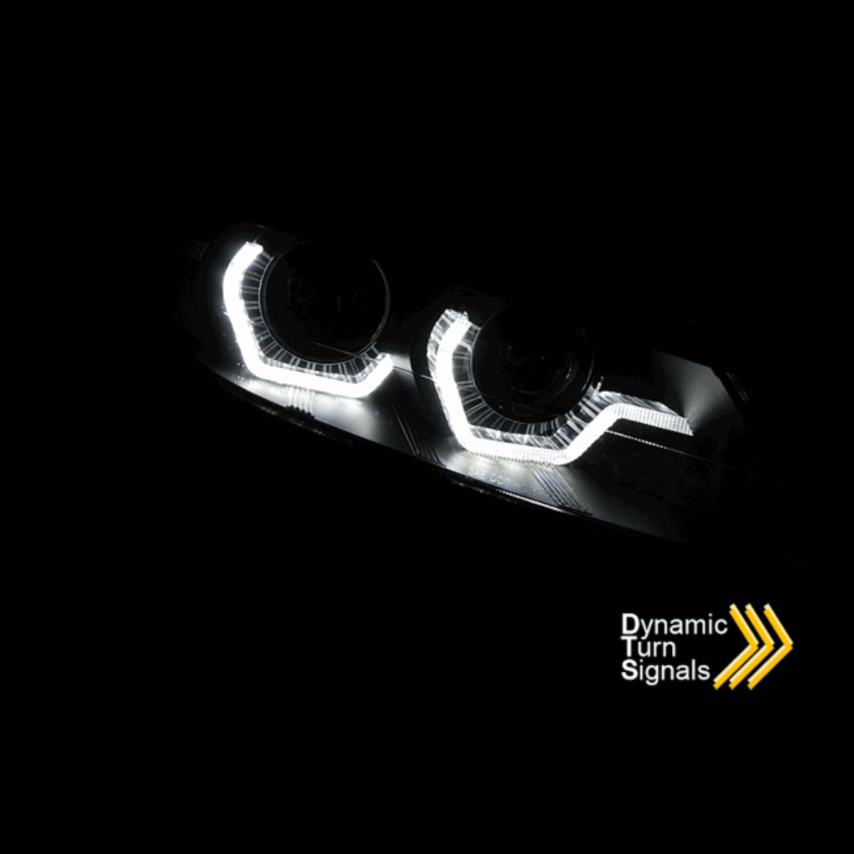 Phares xénon avec feux de jour LED DRL compatibles avec BMW Z4 E89, années 09-13, noirs, AFS