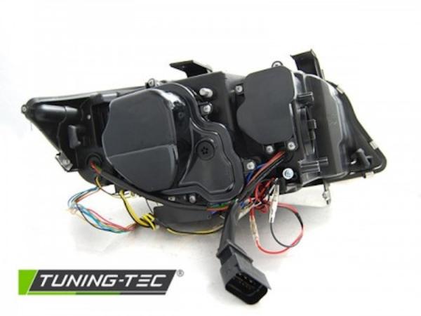 Xenon Scheinwerfer 3D Angel Eyes passend für BMW 3er E90 E91 LCI Bj. 09-12 Schwarz AFS