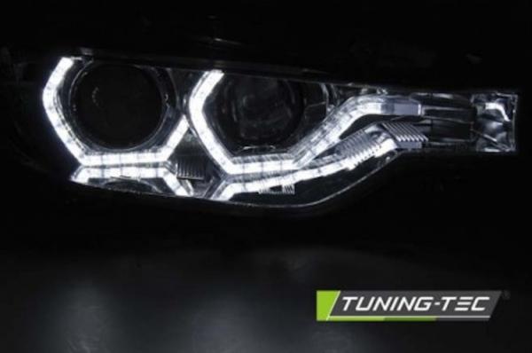 Scheinwerfer DRL LED Tagfahrlicht passend für BMW 3er F30 F31 LCI Facelift  15-18 Chrom