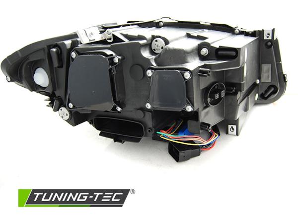Xenon Scheinwerfer DRL LED Tagfahrlicht passend für BMW 5er F10 F11 Bj. 10-13 Schwarz