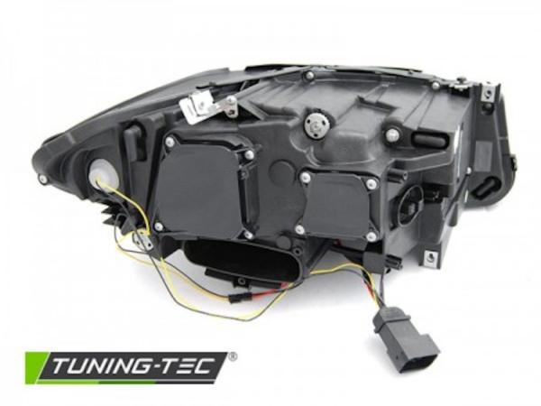 Scheinwerfer LED Angel Eyes passend für BMW 5er F10/F11 Lim./Touring 13-16 schwarz