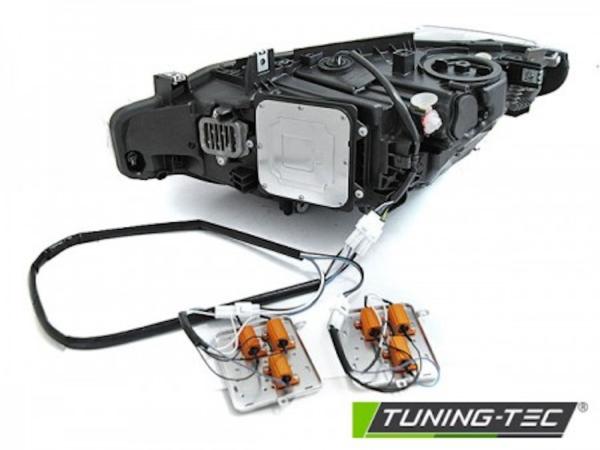 Voll LED Scheinwerfer Tagfahrlicht passend für BMW 3er F30 F31 LCI Facelift 15- Schwarz