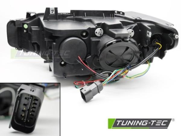LED Tagfahrlicht Angel Eyes Scheinwerfer Set passend für BMW 3er F30/F31 11-15 chrom