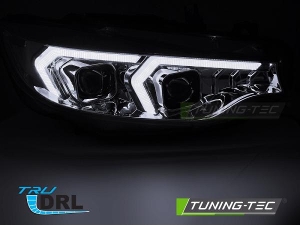 Xenon LED Tagfahrlicht Scheinwerferset passend für BMW 4er F32/F33 Coupe/Cabrio 13-17 chrom