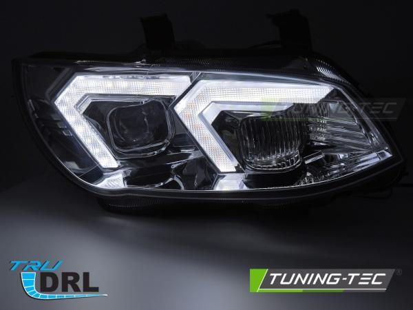 Xenon LED Tagfahrlicht Scheinwerferset passend für BMW 3er Coupe/Cabrio E92/E93 LCI 10-13 chrom
