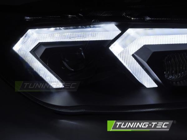 Xenon LED Tagfahrlicht Scheinwerferset passend für BMW 3er Coupe/Cabrio E92/E93 LCI 10-13 schwarz