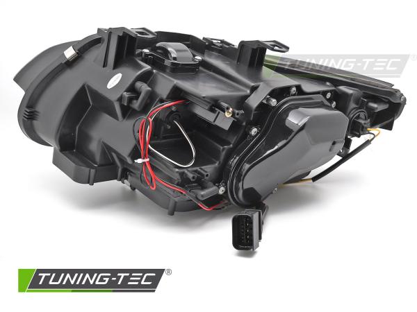 3D Xenon LED Tagfahrlicht Angel Eyes Scheinwerfer passend für BMW 3er Coupe/Cabrio E92/E93 06-10 chrom