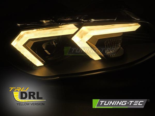 3D Xenon LED Tagfahrlicht Scheinwerferset passend für BMW 3er Coupe/Cabrio E92/E93 LCI 10-13 schwarz