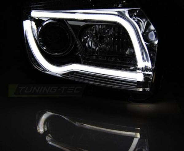 Scheinwerfer LED Tagfahrlicht Optik passend für Dacia Duster Bj. 10-14 Chrom LTI
