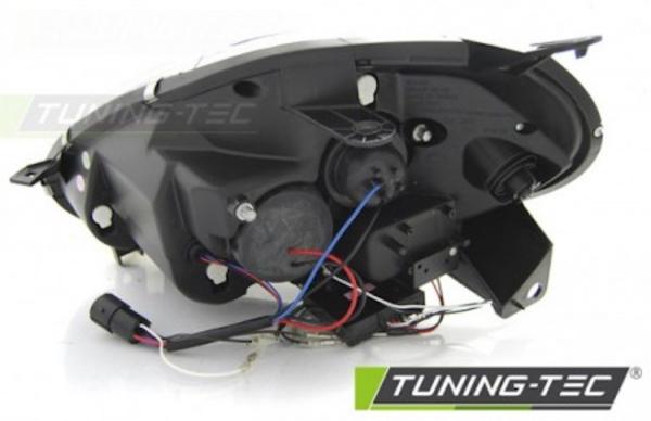 Scheinwerfer DRL LED Tagfahrlicht passend für Fiat Punto Evo Bj. 09-12 Schwarz