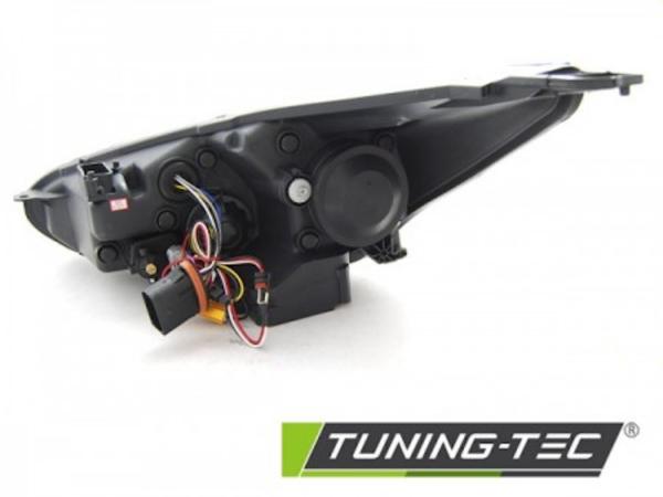 Scheinwerfer DRL LED Tagfahrlicht passend für Ford Focus 3 15-18 Chrom + dynamische Blinker