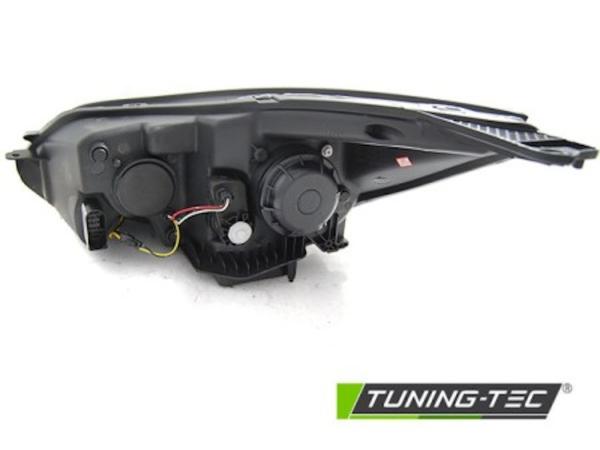Scheinwerfer LED Tagfahrlicht Optik passend für Ford Focus 3 Bj. 11-14 Schwarz