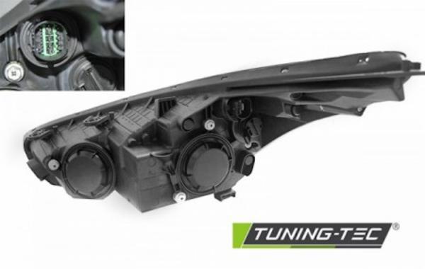 Scheinwerfer LED Tagfahrlicht Optik passend für Kia Ceed II Bj. 12-18 Schwarz