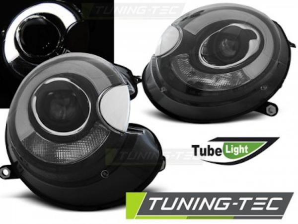Scheinwerfer LED Tagfahrlicht Optik passend für Mini One Cooper Bj. 06-14 Schwarz LTI