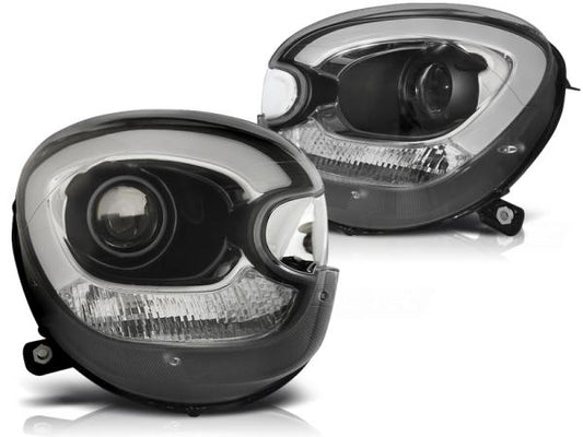 Scheinwerfer LED Tagfahrlicht Optik passend für Mini R60 R61 Bj. 10-14 Schwarz LTI