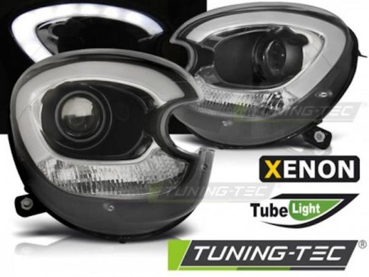Xenon Scheinwerfer LED Tagfahrlicht Optik passend für Mini R60 R61 10-14 Schwarz LTI