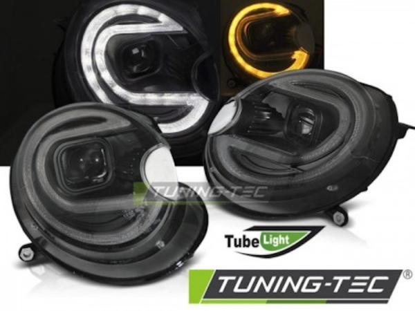 Scheinwerfer LED Tagfahrlicht Optik passend für Mini One Cooper Bj. 06-14 Schwarz LTI