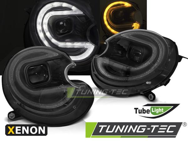 Xenon Scheinwerfer LED Tagfahrlicht Optik passend für Mini One Cooper  06-14 Schwarz LTI