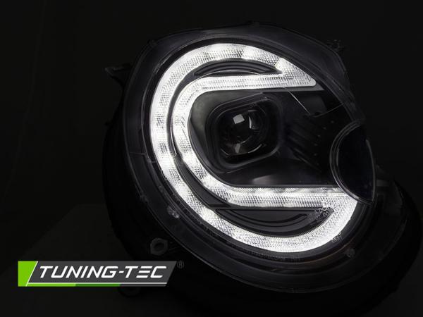 Xenon Scheinwerfer LED Tagfahrlicht Optik passend für Mini One Cooper  06-14 Schwarz LTI