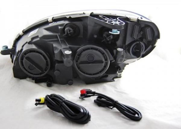 Scheinwerfer DRL LED Tagfahrlicht passend für Mercedes C-Klasse W204 Bj. 07-10 Schwarz