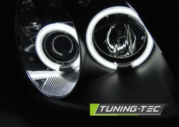 Scheinwerfer CCFL Angel Eyes passend für Mercedes SLK R170 Bj. 96-04 Schwarz
