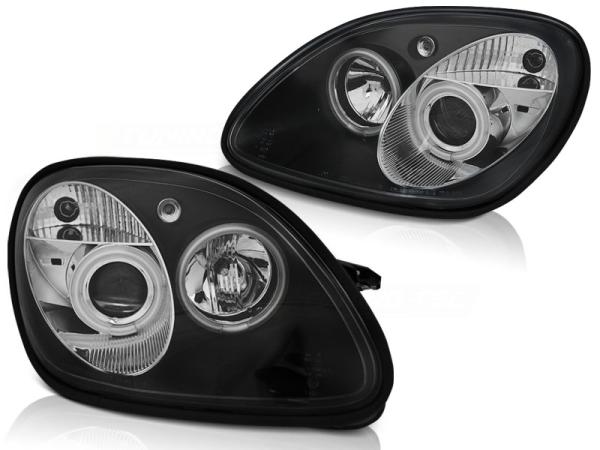 Scheinwerfer CCFL Angel Eyes passend für Mercedes SLK R170 Bj. 96-04 Schwarz