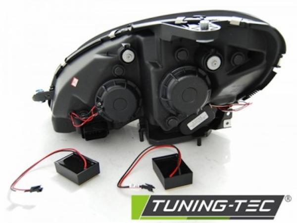 Scheinwerfer LED Tagfahrlicht Optik passend für Mercedes C-Klasse W204 07-10 Chrom LTI