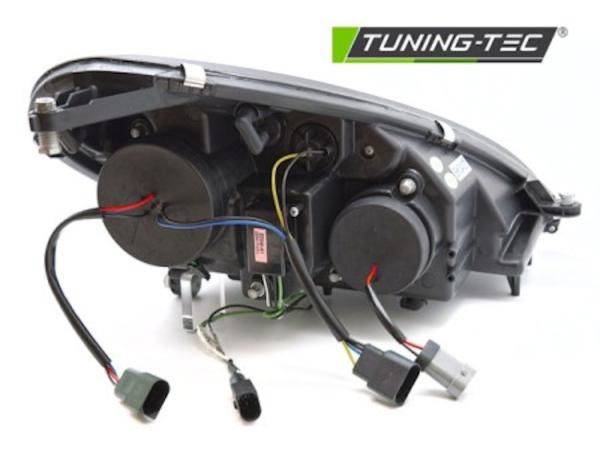 Xenon Scheinwerfer LED Tagfahrlicht Optik passend für Mercedes SLK R171 04-11 Schwarz