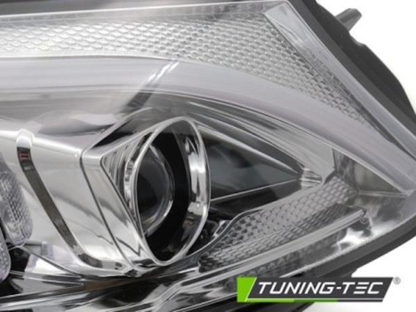 Scheinwerfer DRL LED Tagfahrlicht passend für Mercedes C-Klasse W205 Bj. 14-18 Chrom