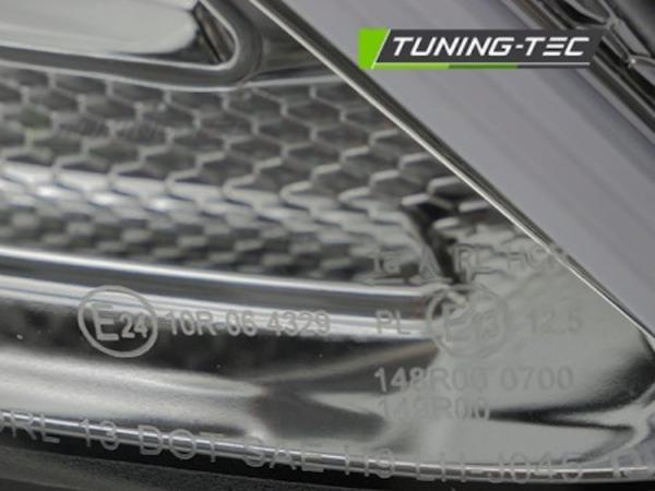 Scheinwerfer DRL LED Tagfahrlicht passend für Mercedes C-Klasse W205 Bj. 14-18 Chrom