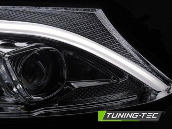 Scheinwerfer DRL LED Tagfahrlicht passend für Mercedes C-Klasse W205 Bj. 14-18 Chrom