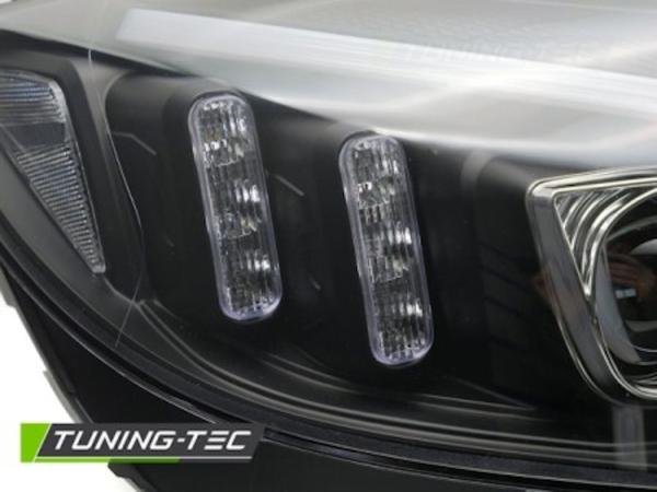 Scheinwerfer DRL LED Tagfahrlicht passend für Mercedes C-Klasse W205 Bj. 14-18 Schwarz
