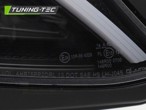 Scheinwerfer DRL LED Tagfahrlicht passend für Mercedes C-Klasse W205 Bj. 14-18 Schwarz