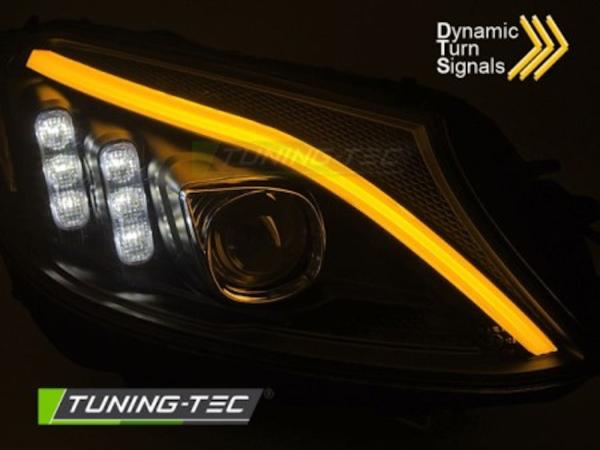 Scheinwerfer DRL LED Tagfahrlicht passend für Mercedes C-Klasse W205 Bj. 14-18 Schwarz