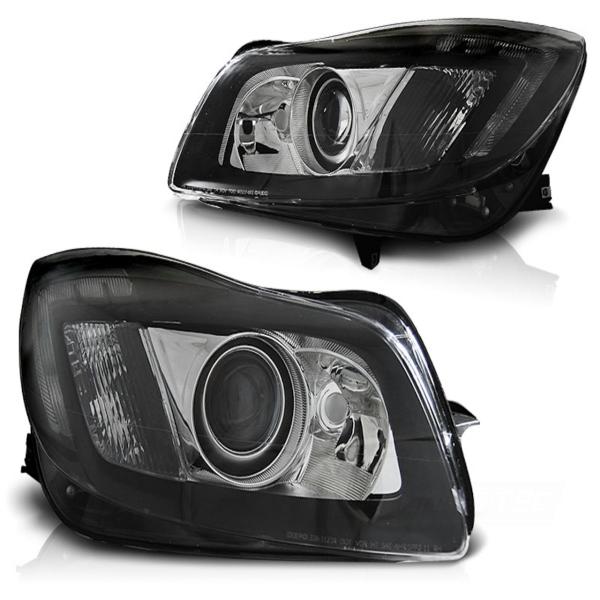 Scheinwerfer DRL LED Tagfahrlicht passend für Opel Insignia Bj. 08-12 Schwarz