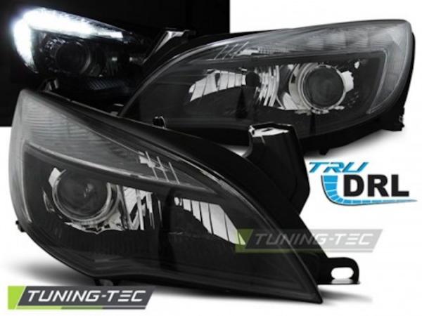 Scheinwerfer DRL LED Tagfahrlicht passend für Opel Astra J Bj. 09-15 Schwarz