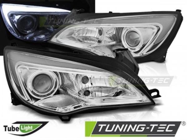 Scheinwerfer DRL LED Tagfahrlicht passend für Opel Astra J Bj. 09-15 Chrom LTI