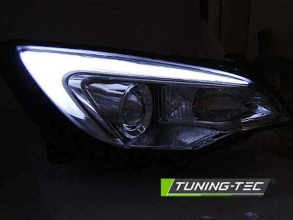 Scheinwerfer DRL LED Tagfahrlicht passend für Opel Astra J Bj. 09-15 Chrom LTI