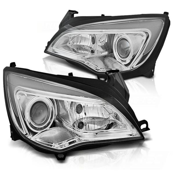 Scheinwerfer DRL LED Tagfahrlicht passend für Opel Astra J Bj. 09-15 Chrom LTI