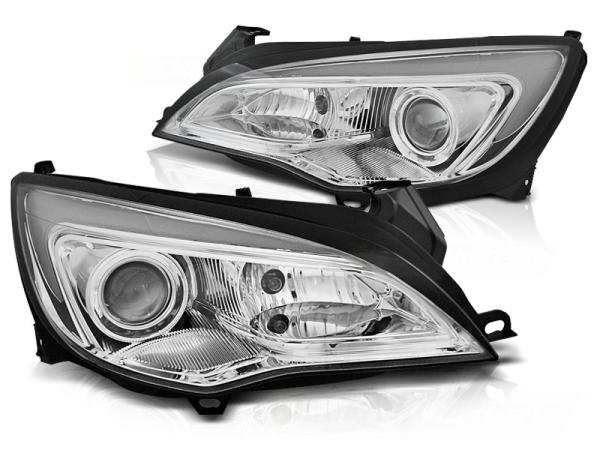 Scheinwerfer DRL LED Tagfahrlicht passend für Opel Astra J Bj. 09-15 Chrom LTI