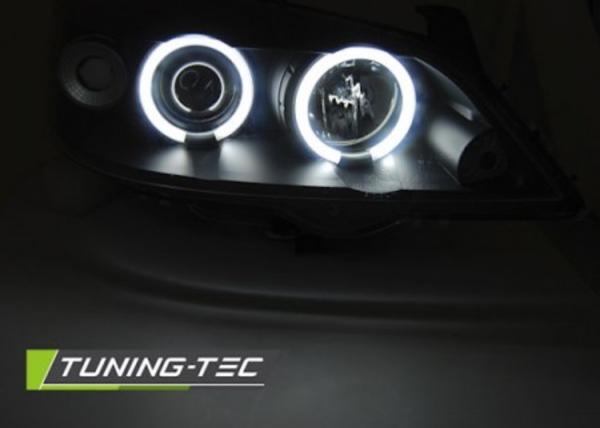 Scheinwerfer CCFL Angel Eyes passend für Opel Astra G Bj. 98-05 Schwarz