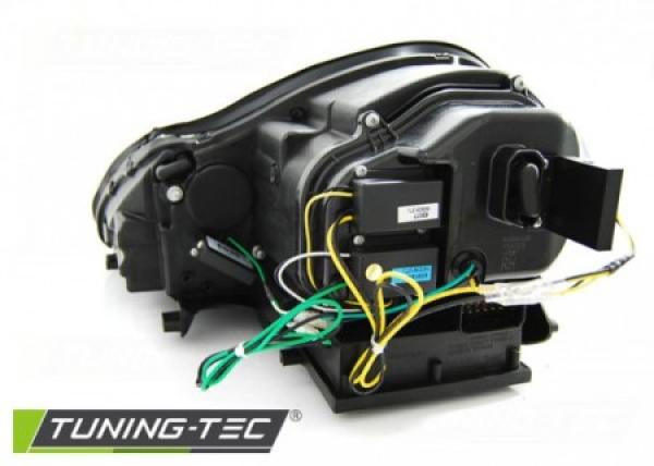 Xenon Scheinwerfer LED Tagfahrlicht Optik passend für Porsche Cayenne 955 02-06 Schwarz