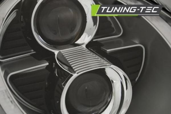 Xenon Scheinwerfer LED Tagfahrlicht Optik passend für Porsche 911 997 Bj. 04-08 Silber