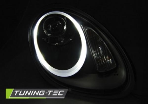 Xenon Scheinwerfer LED Tagfahrlicht Optik passend für Porsche Boxster 987 Cayman 987c