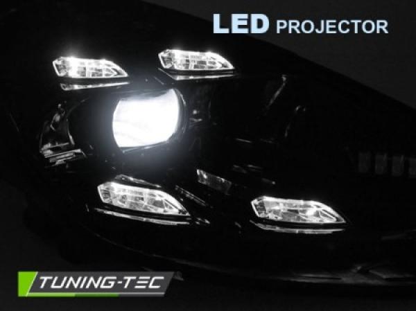 Voll LED Tagfahrlicht Scheinwerfer passend für Porsche Cayenne 92A 10-15 schwarz